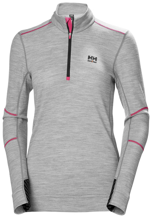 W HH LIFA MERINO HALF ZIP 75210