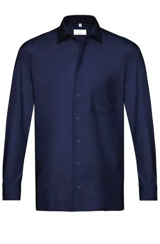 GR 6665 Herren-Hemd 1/1 RF Basic (010 Schwarz, 35/36)