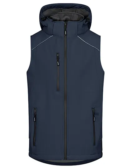 286 7840 Softshell-Weste mit Kaputze